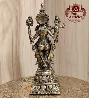 Premium Brass Krishna Statue 3.6 Inch Pooja Articles