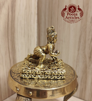 Premium Brass Laddu Gopal Idol 2.2-Inch