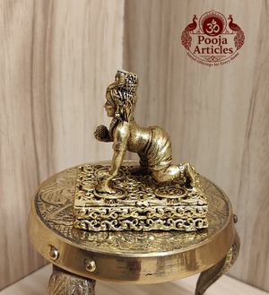 Premium Brass Laddu Gopal Idol 2.2-Inch