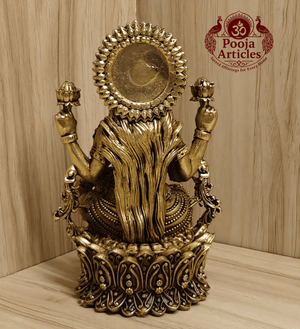 Premium Brass Lakshmi Statue 5.2 Inch