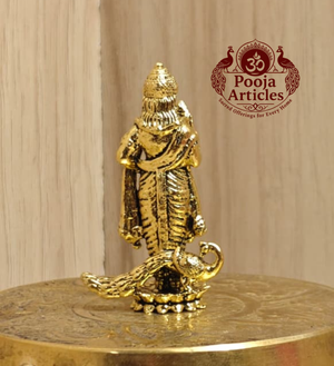Premium Brass Lord Murugan Statue 2 Inch
