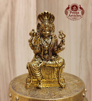 Premium Brass Mariamman Statue 3 Inch