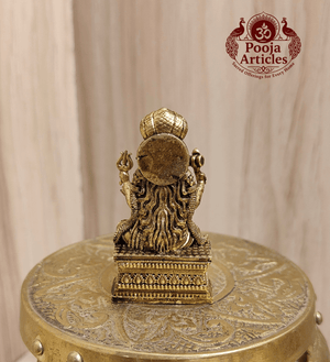 Premium Brass Mariamman Statue – 2 Inch Pooja Articles