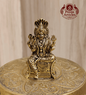 Premium Brass Mariamman Statue 2.5 Inch