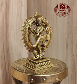 Premium Brass Nataraja Statue 2.9 Inch Pooja Articles
