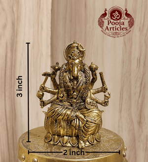 Premium Brass Varahi Amman Statue 3 Inch Pooja Articles