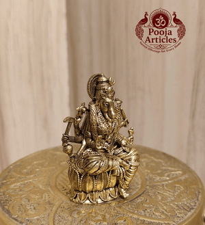 Premium Brass Varahi Amman Statue 1.7 Inch Pooja Articles