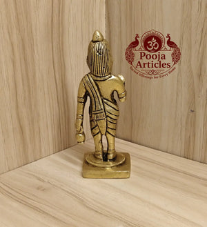 Brass Agathiyar Statue 4.5 Inch Pooja Articles