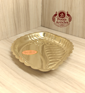 Brass Shanku Plate 7 Inch