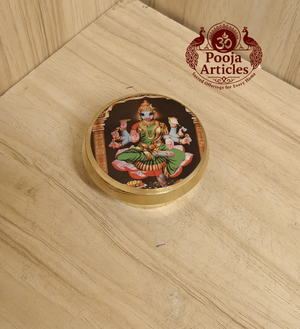 Brass Varahi Kumkum Chimil 2 Inch