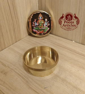 Brass Varahi Kumkum Chimil 2 Inch