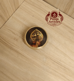 Brass Vel Kumkum Chimil 2 Inch