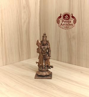 Copper Murugan Statue 4.5 Inch