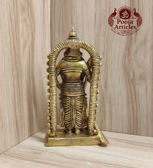 Brass Malaysia Murugan Idol 7 Inch Pooja Articles