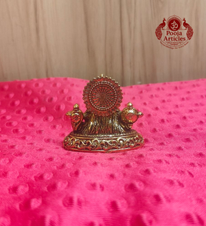 Premium Brass Thirupathi Balaji statue 2 Inch - detail view