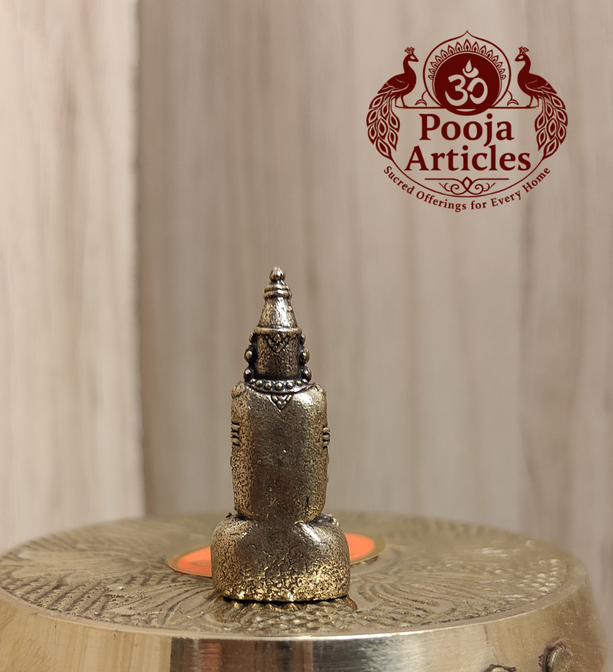Miniature Brass Hanuman with Lakshmi Statue 1.2 Inch Pooja Articles