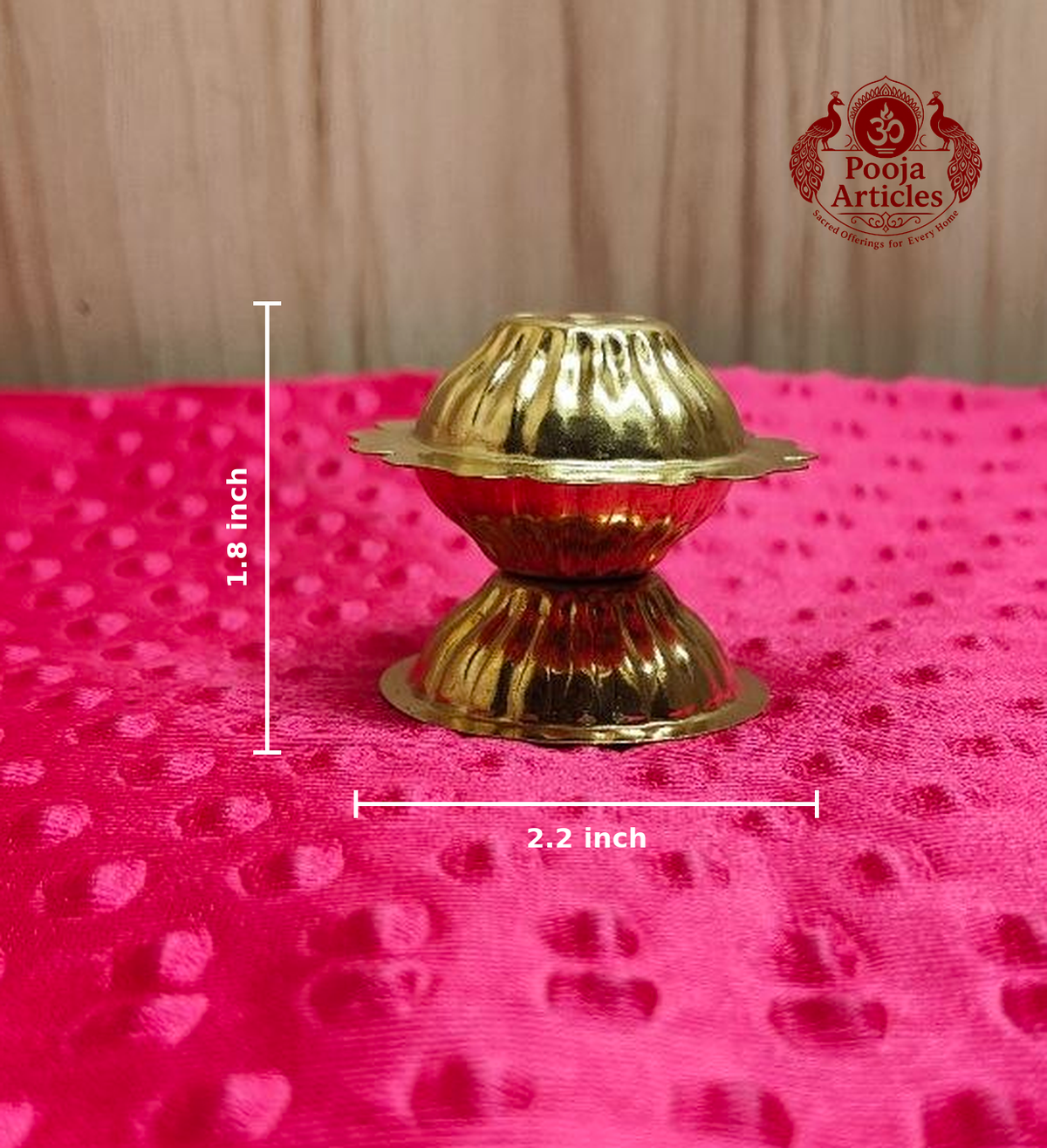 Brass Agarbatti Stand 1.8 Inch