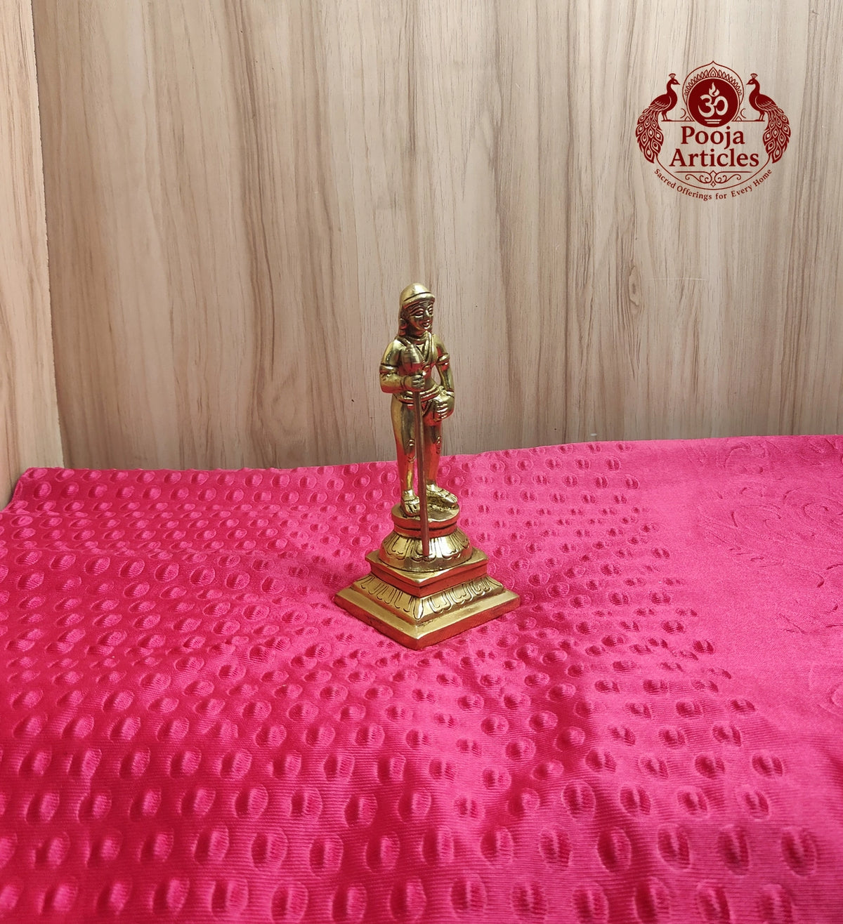 Brass Andi Murugar Statue 6.2 Inch