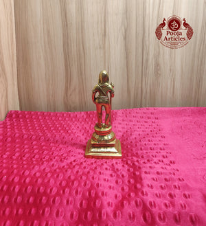 Brass Andi Murugar Statue 6.2 Inch