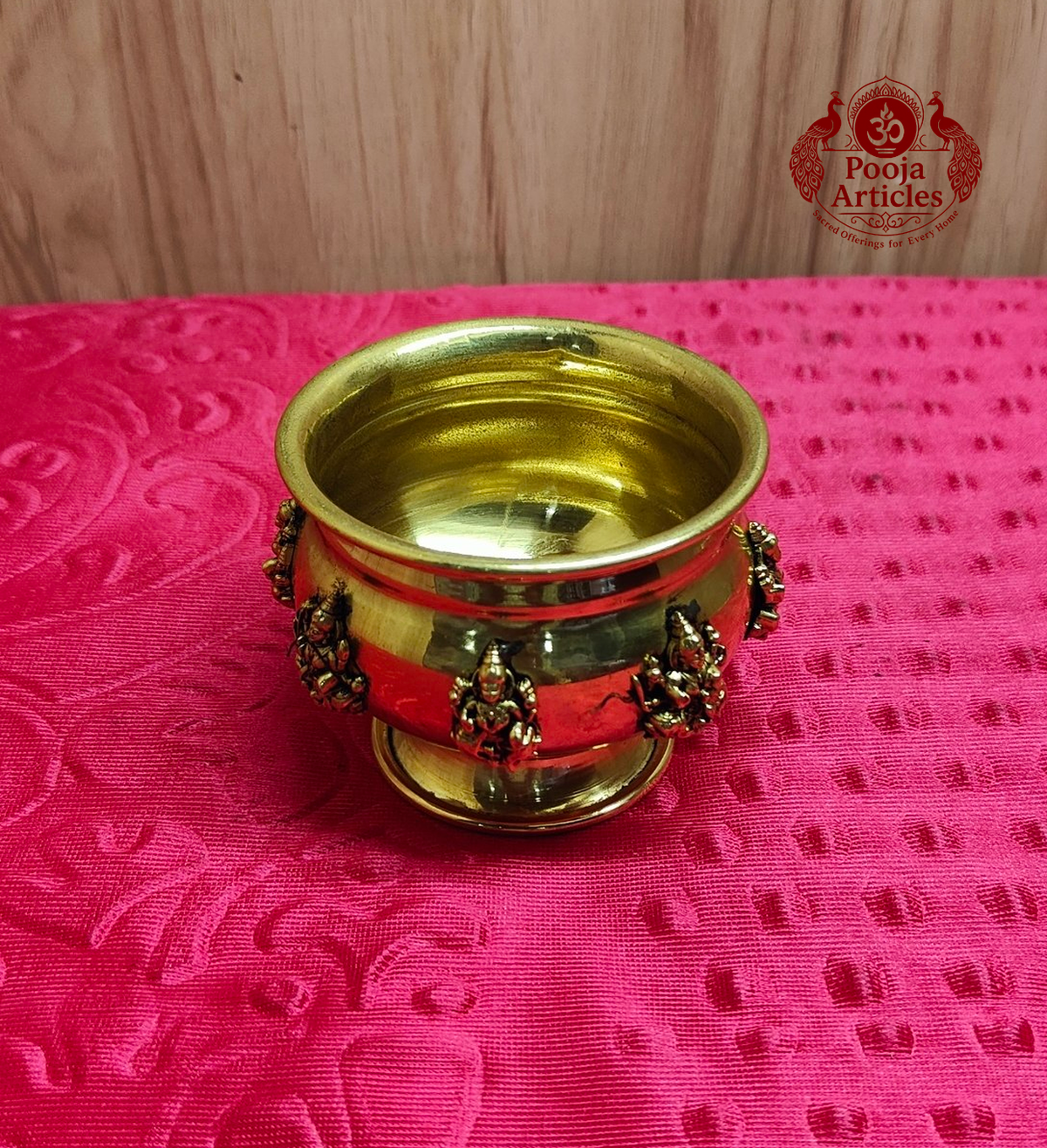 Brass Ashtalakshmi Bowl 2.5 Inch 