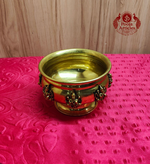 Brass Ashtalakshmi Bowl 3 Inch 