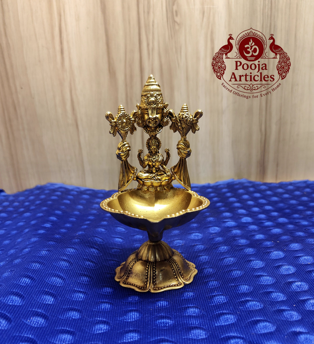 Brass Balaji  Gajalakshmi Diya 5.8 Inch