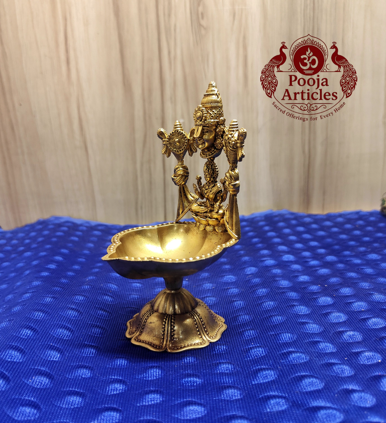 Brass Balaji  Gajalakshmi Diya 5.8 Inch