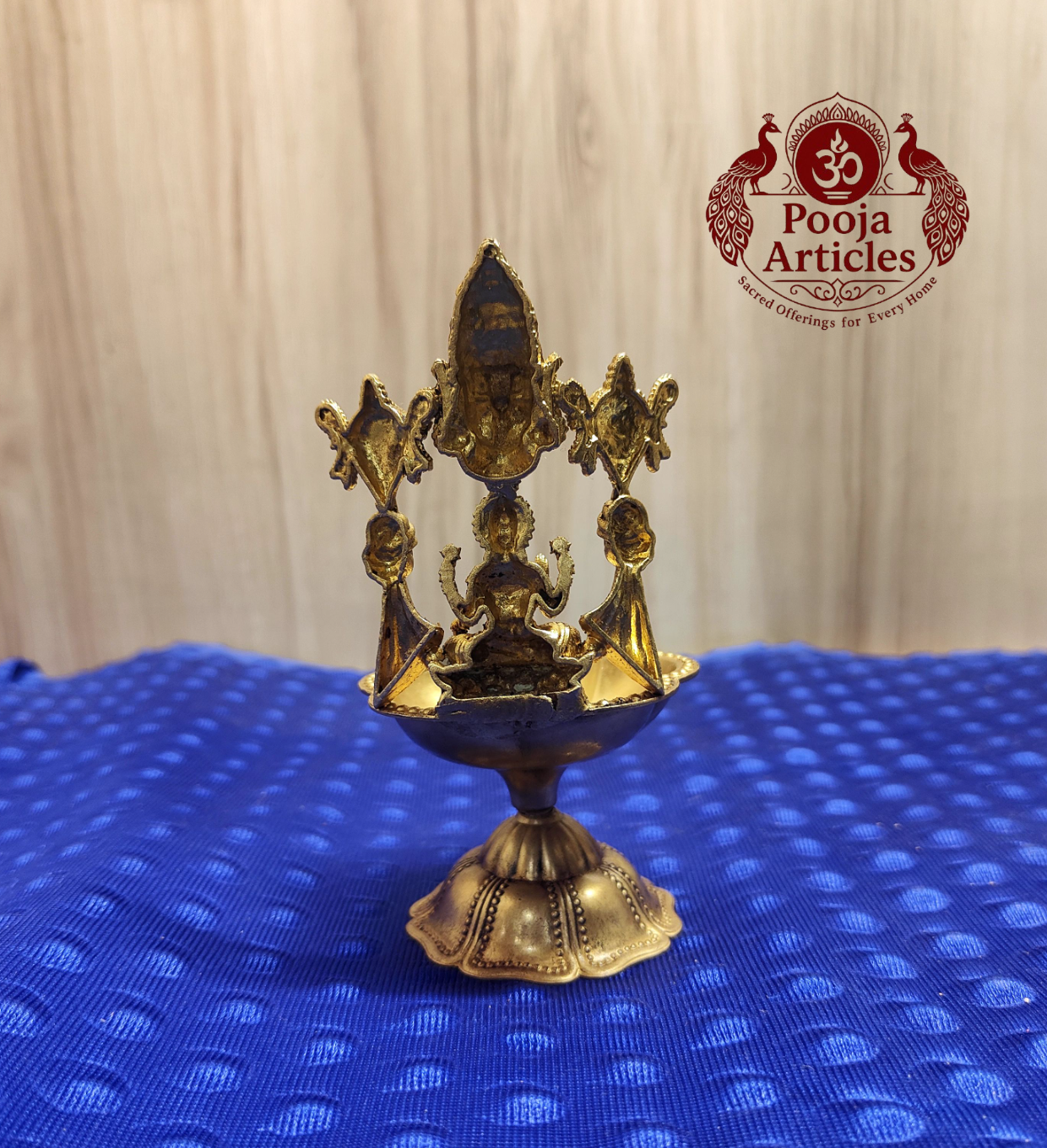 Brass Balaji  Gajalakshmi Diya 5.8 Inch