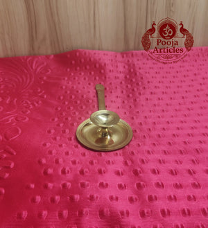 Brass Camphor Holder 6.7 Inch 