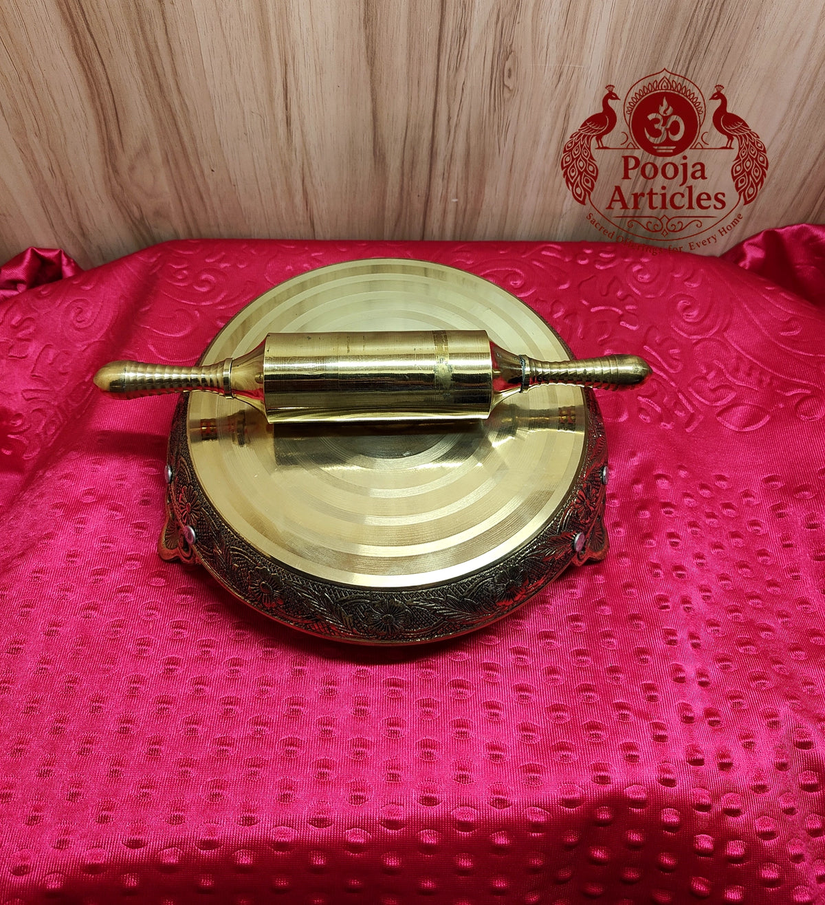 Brass Chakla Belan Set 9 Inch