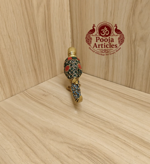 Brass Parrot Statue 3 Inch