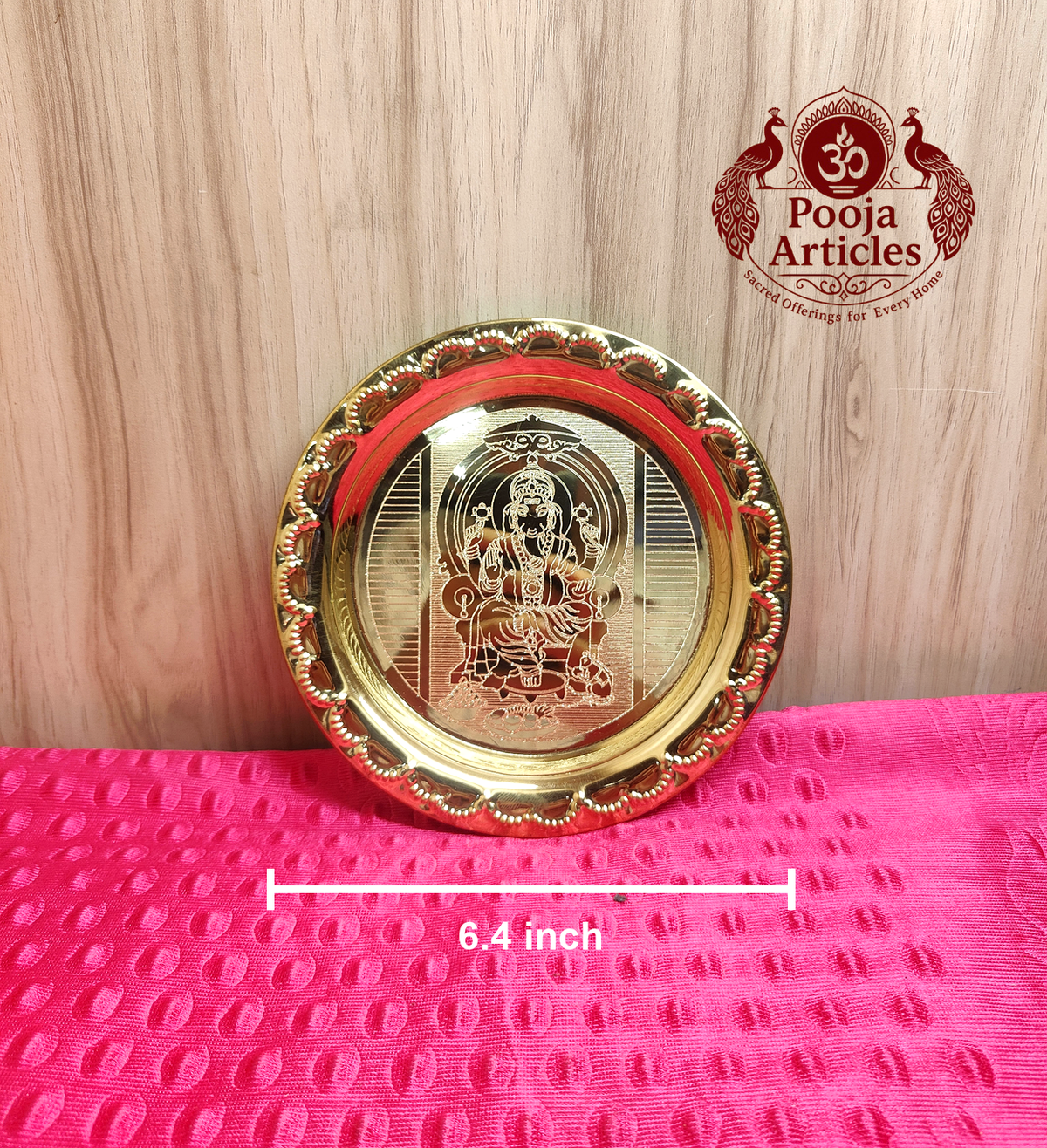 Brass_Ganesha_Pooja_Plate_6_4_Inch_1