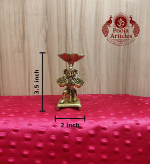 Brass Garuda Diya Idol 3.5 inch