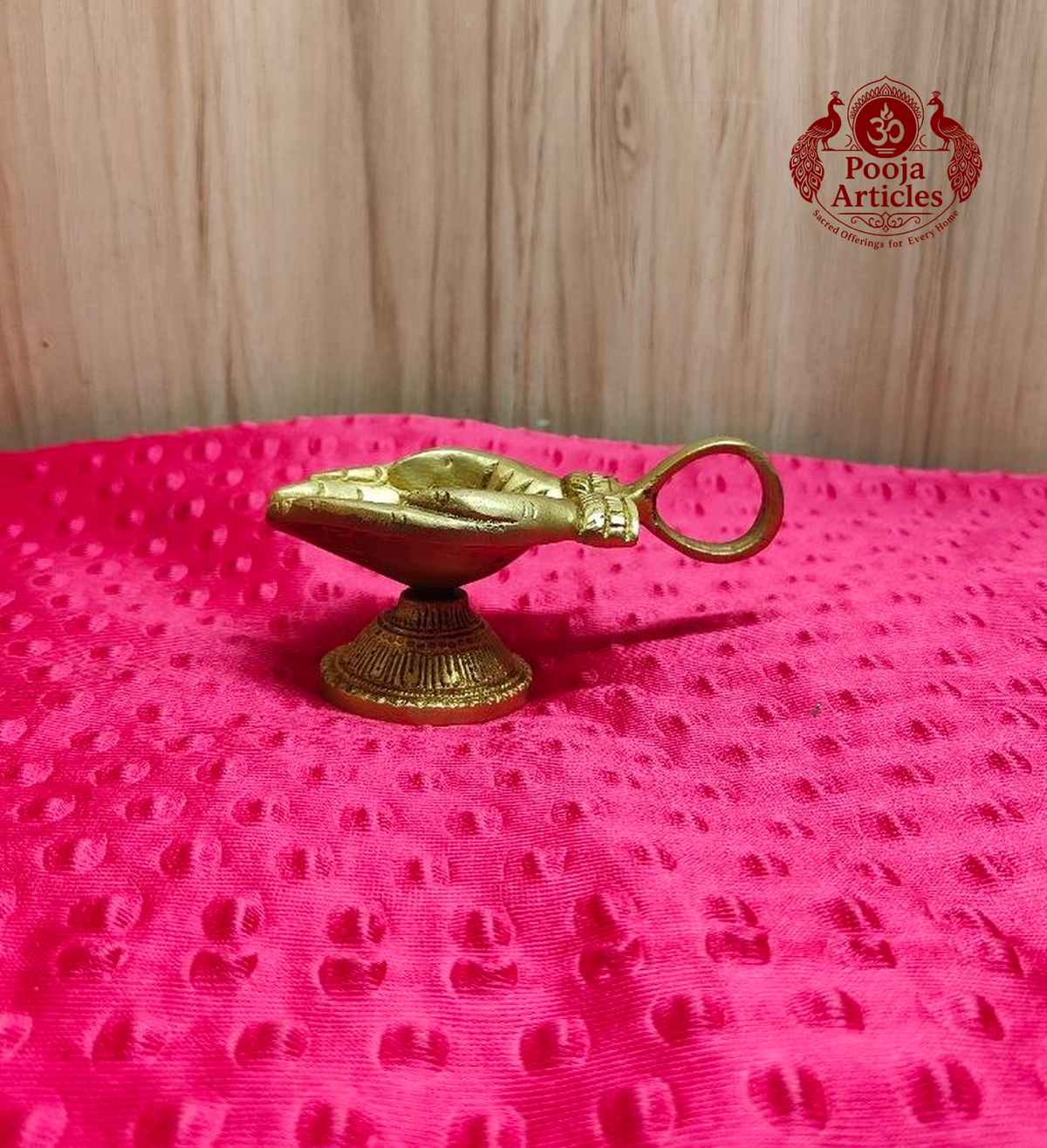 Brass Hand Shaped Oil Diya 2 Inch 