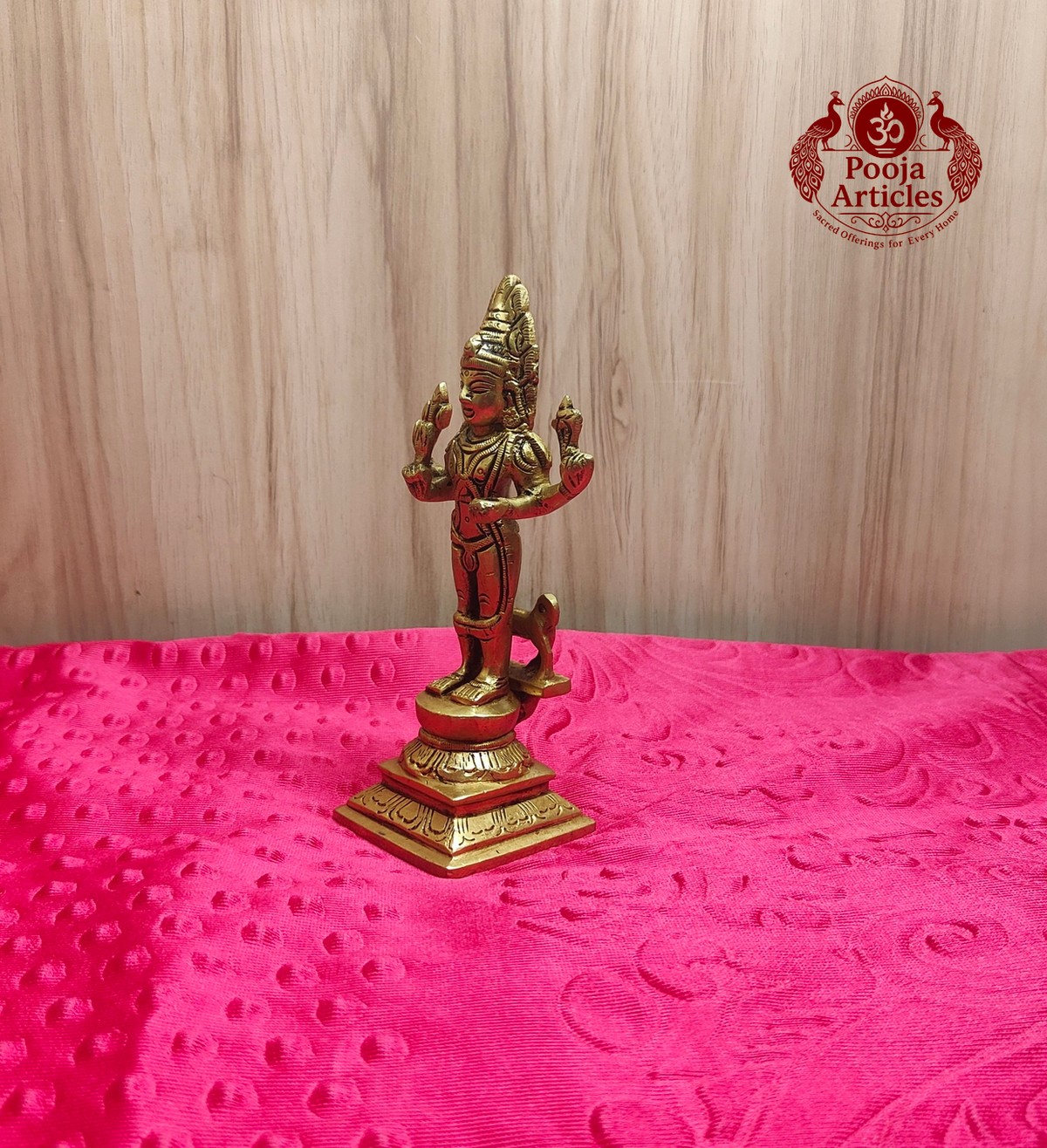 Brass Kala Bhairavar Statue 6.2 inch