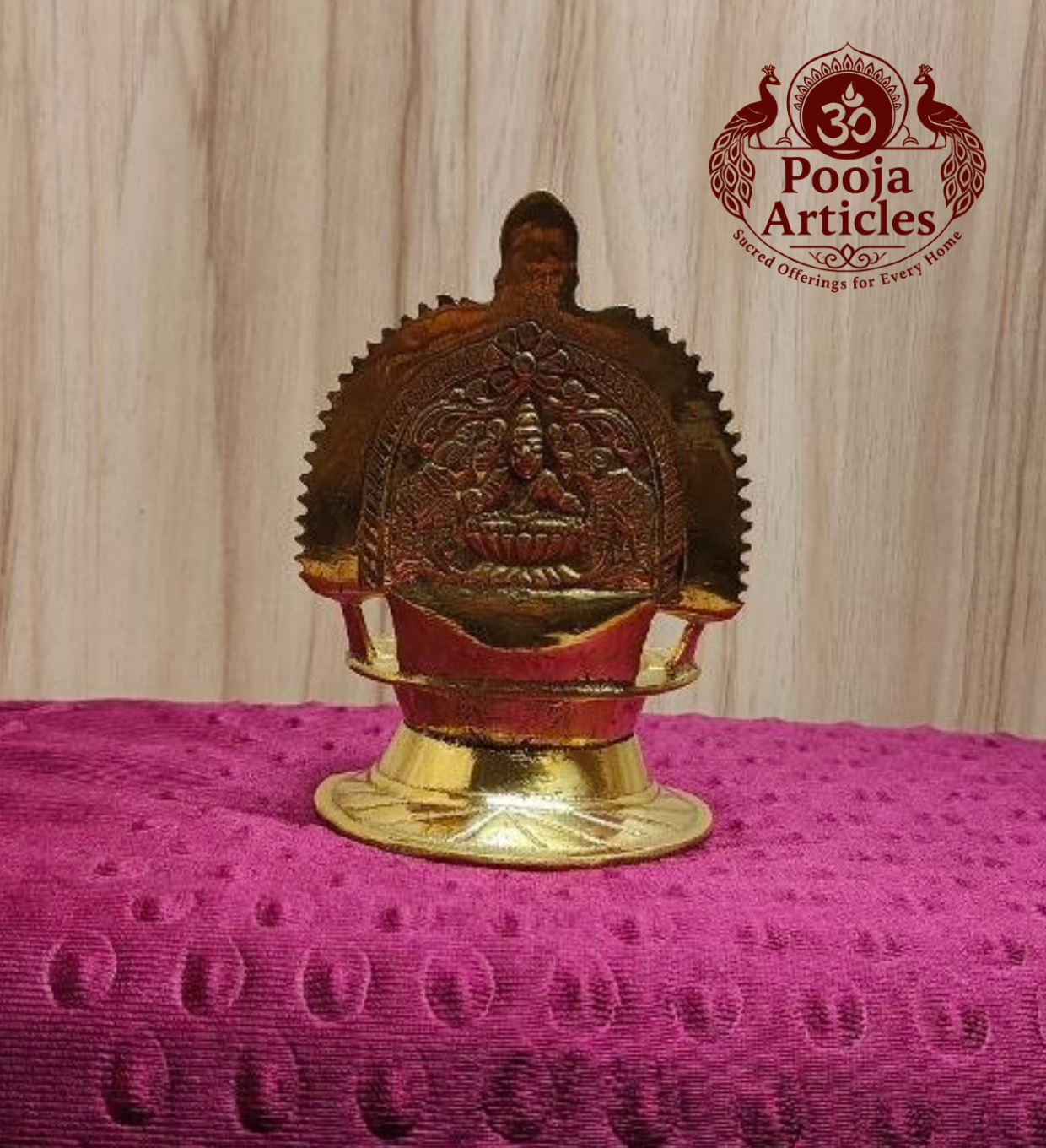 Brass Kamatchi Amman Vilakku 4.5 Inch