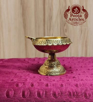Brass Kuber diya 2.5 inch