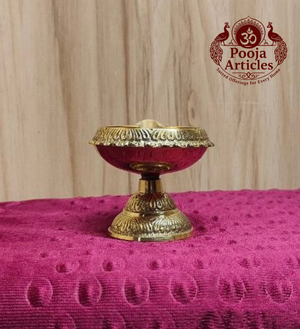 Brass Kuber diya 2.5 inch