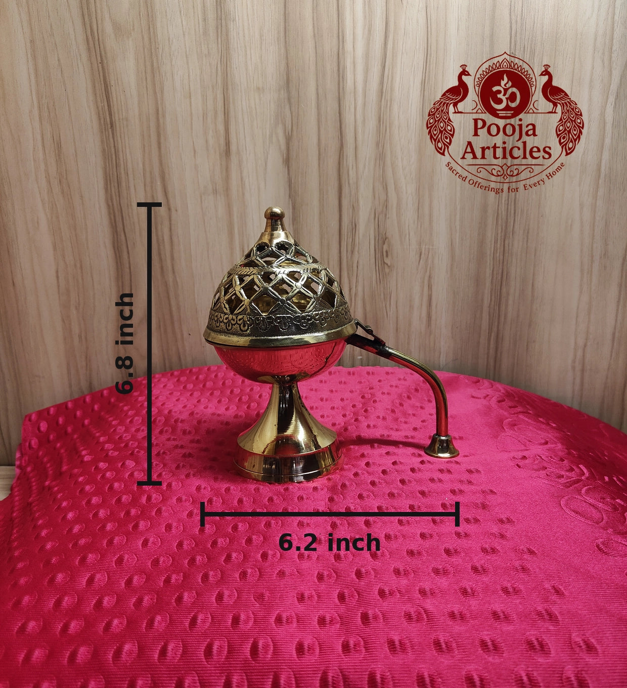 Brass Loban Burner 6.8 Inch 