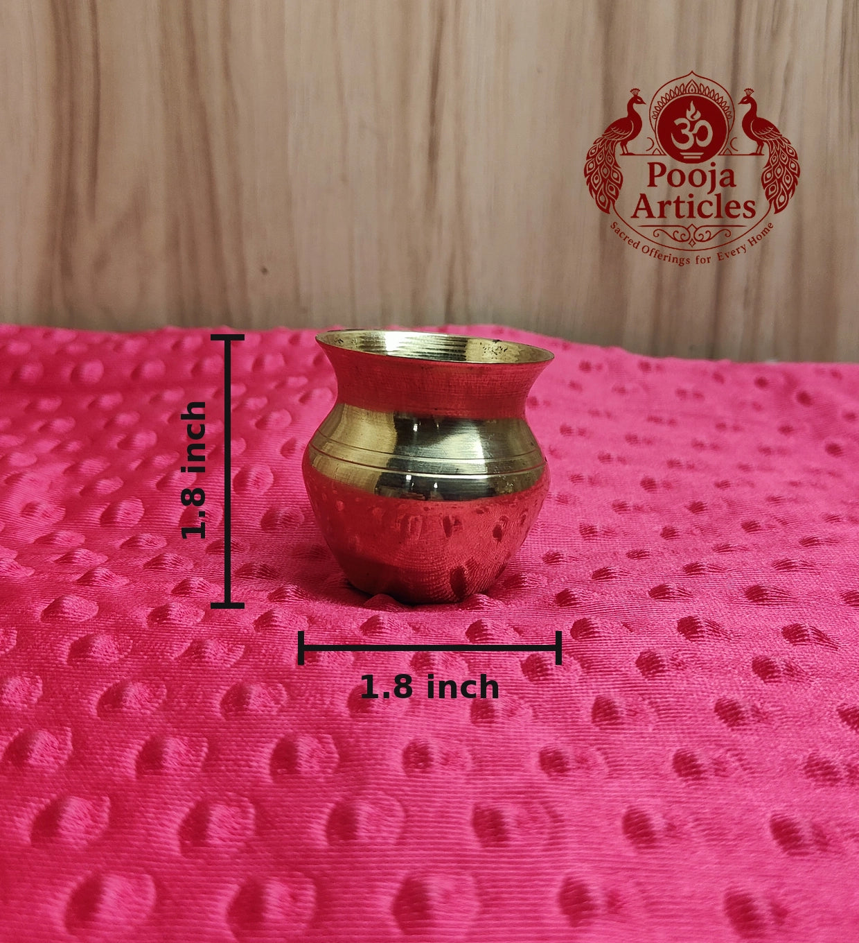 Brass Lota 1.8 Inch (Puja Kalash)