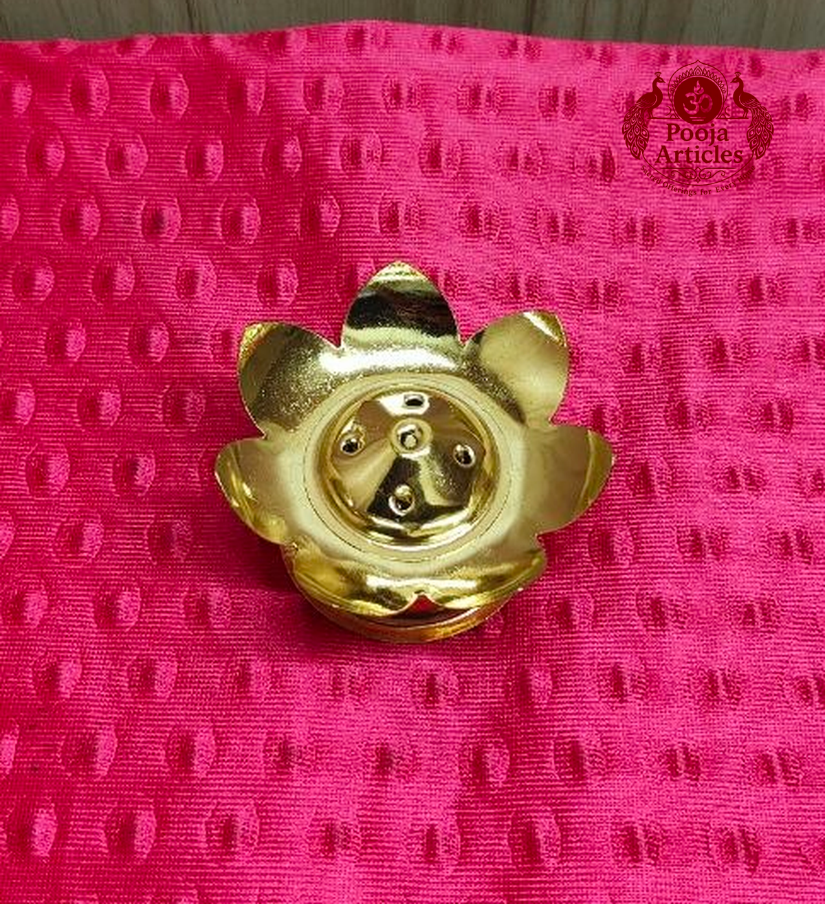 Brass Lotus Agarbatti Stand 1.5 Inch 