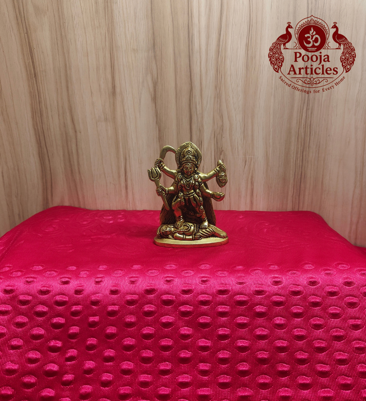 Brass Maha Kali Statue 4 Inch