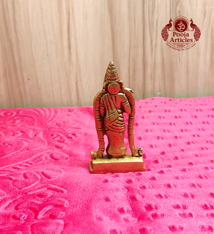 Brass Meenakshi Amman Statue 3.7 Inch
