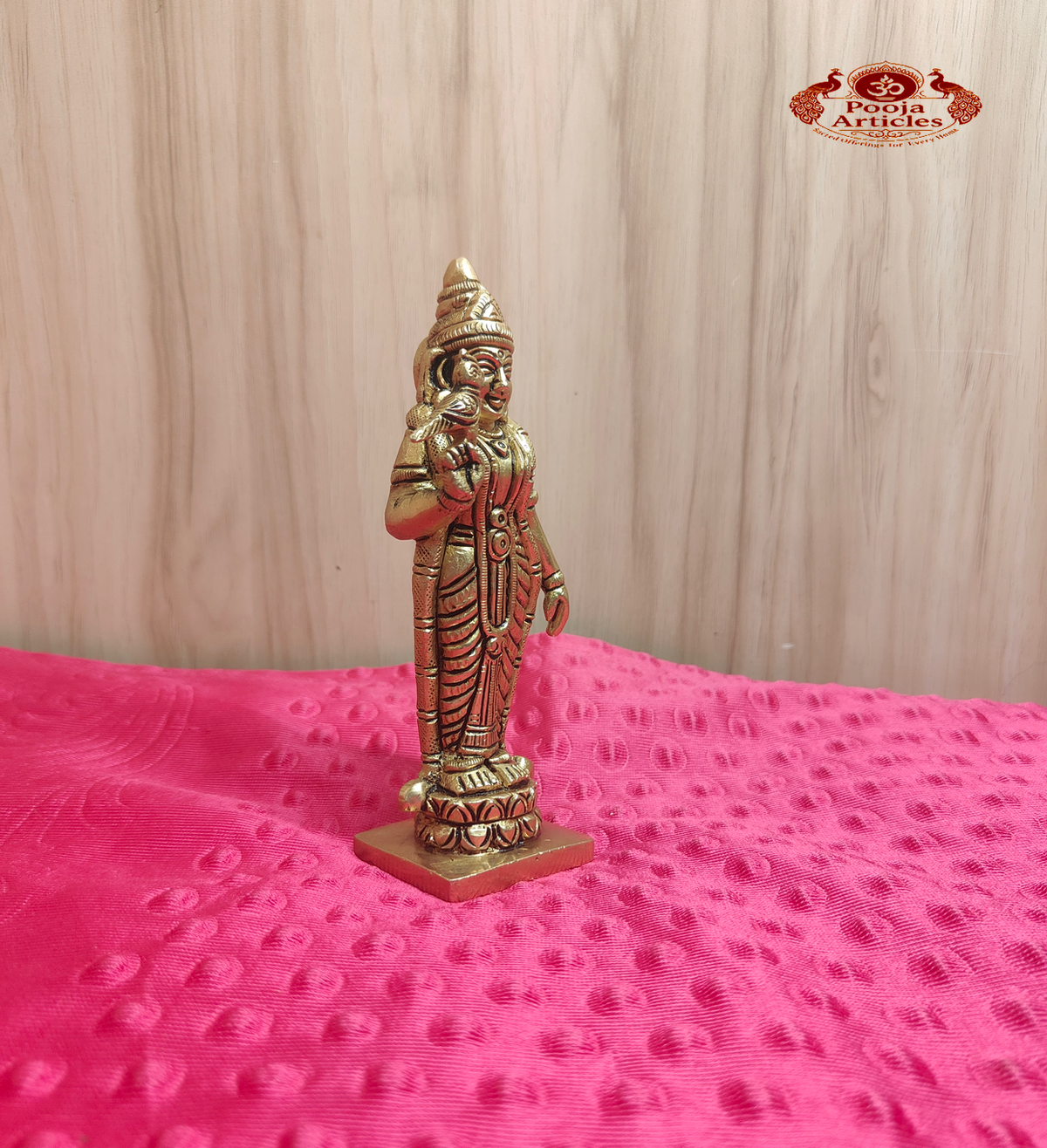Brass Meenakshi Statue 5.8 Inch