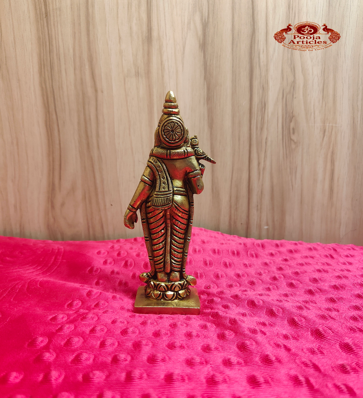 Brass Meenakshi Statue 5.8 Inch 