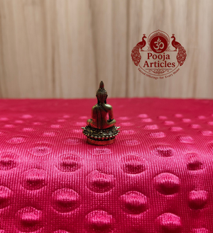 Brass Miniature Buddha Statue 1.5 Inch