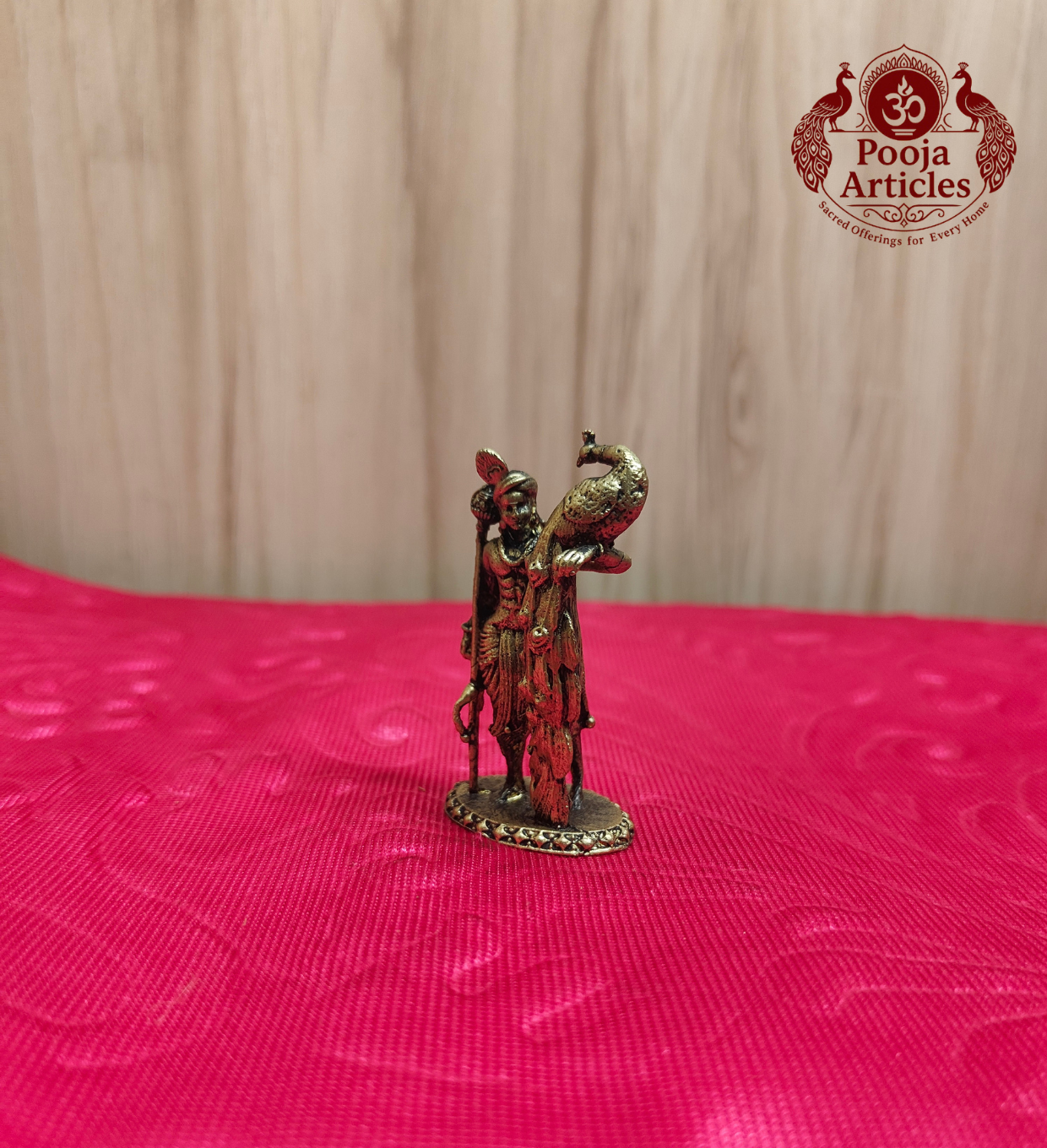 Brass Murugan Statue 2_2 Inch