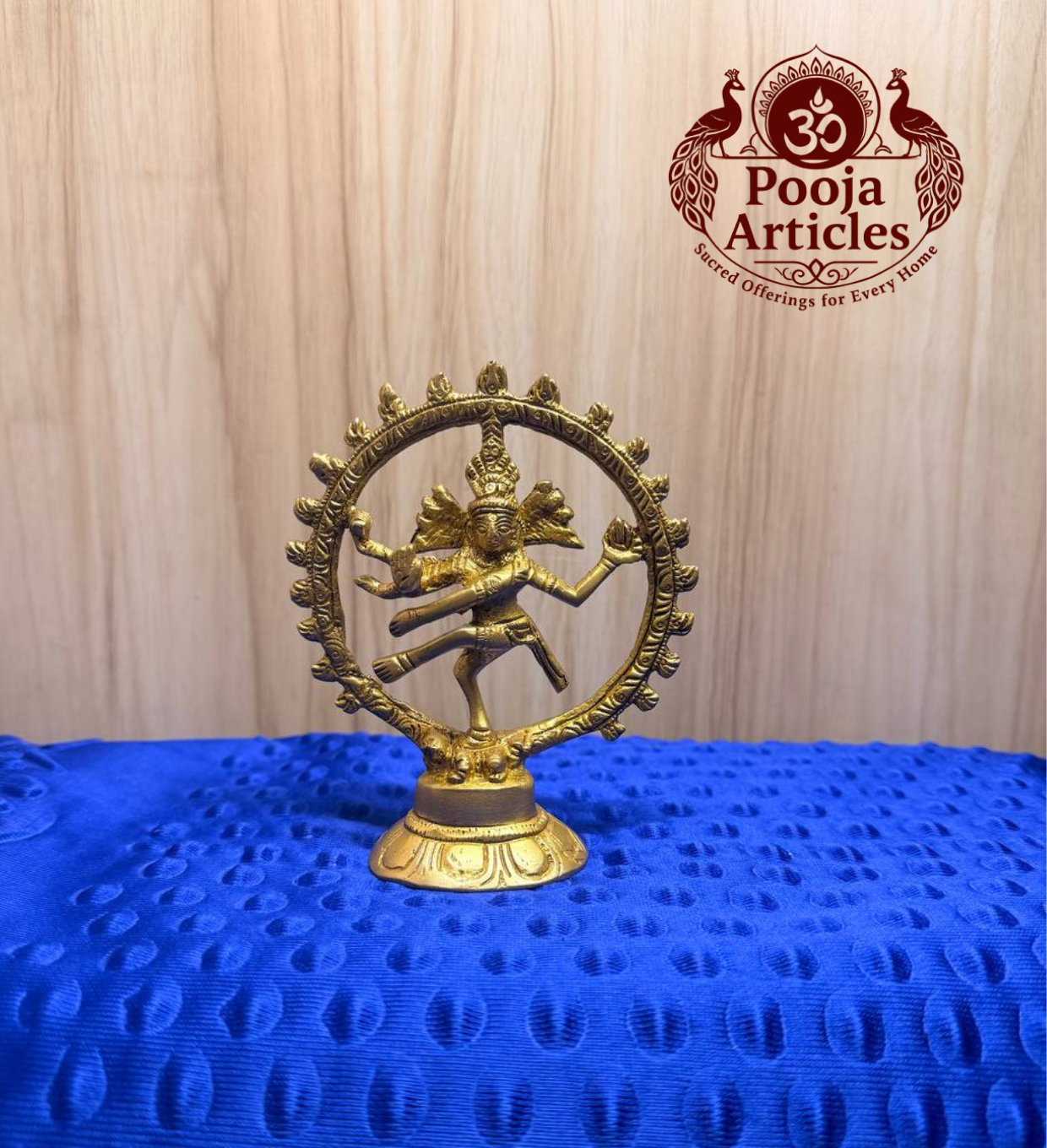 Brass Natraj Statue 4.7 Inch