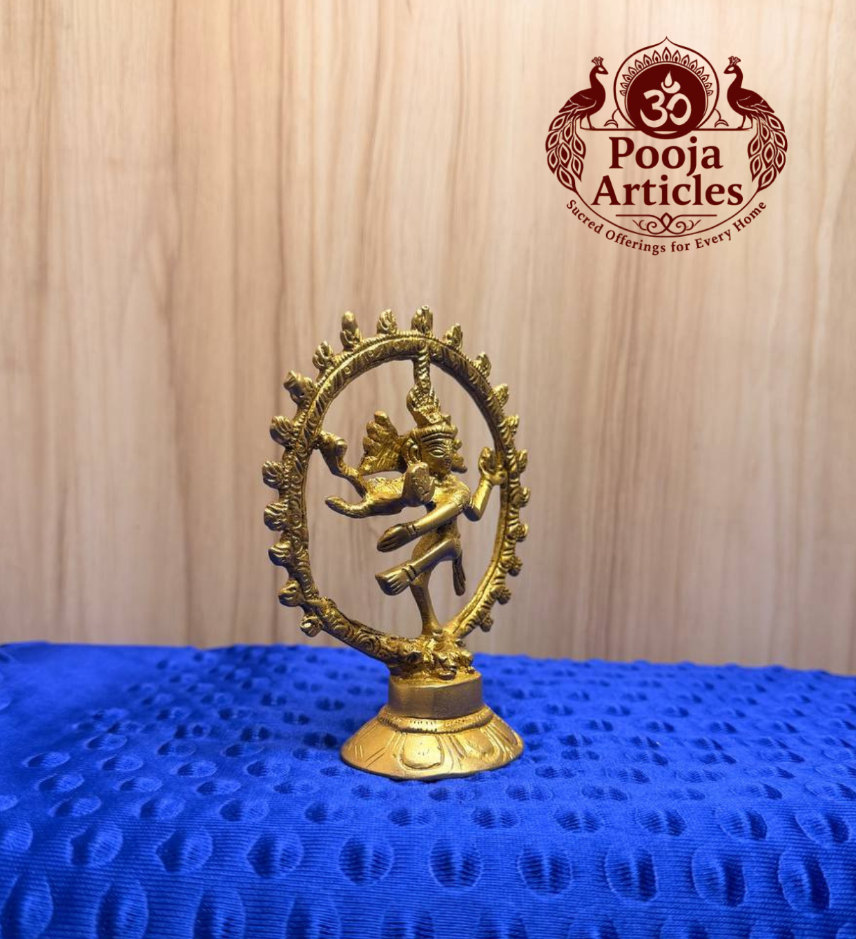 Brass Natraj Statue 4.7 Inch