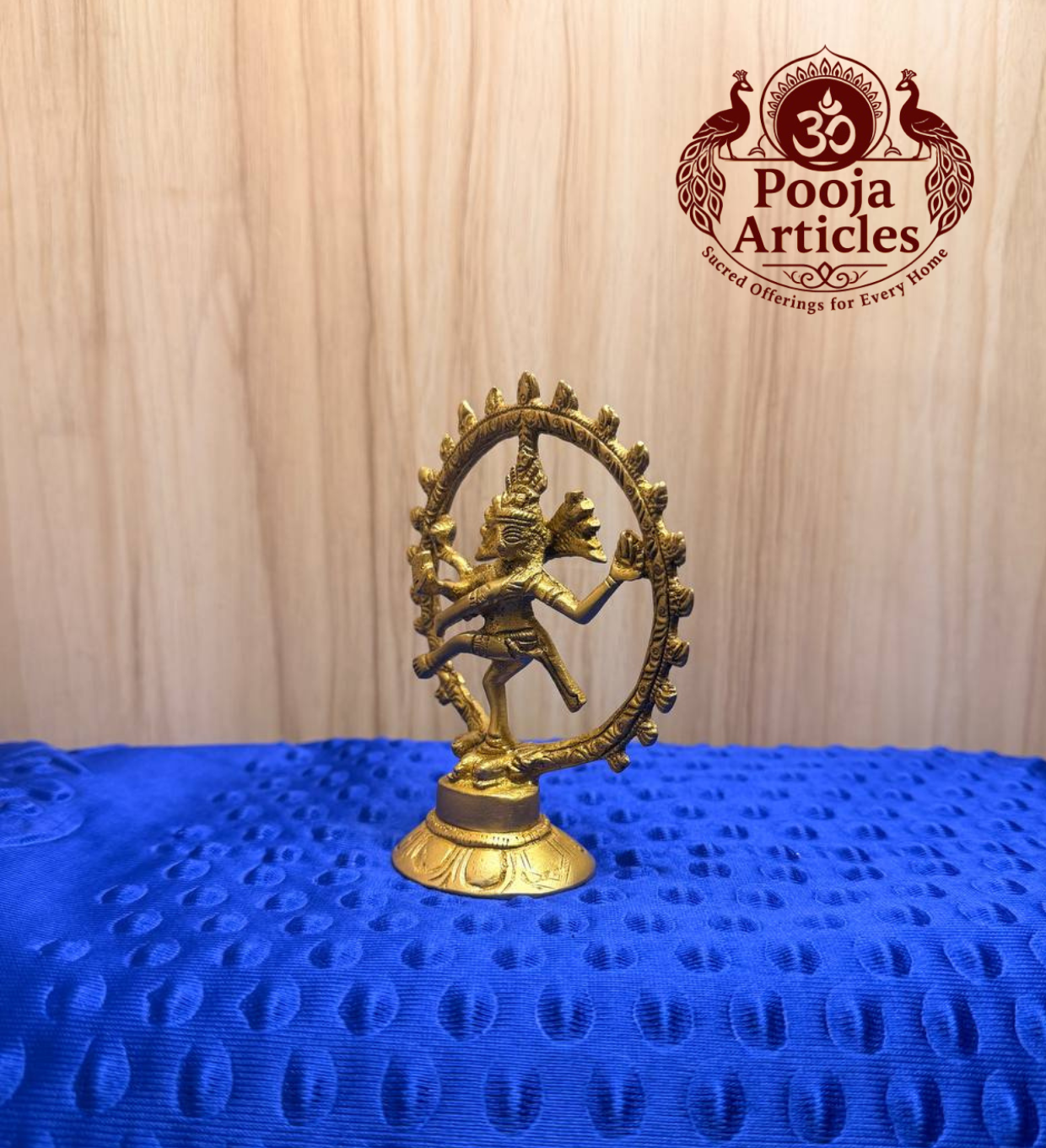 Brass Natraj Statue 4.7 Inch